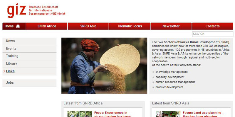 Sector Networks Rural Development: SNRD Africa and SNRD Asia